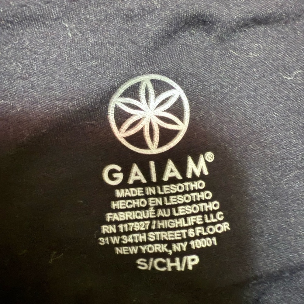 GAIAM Black athletic leggings